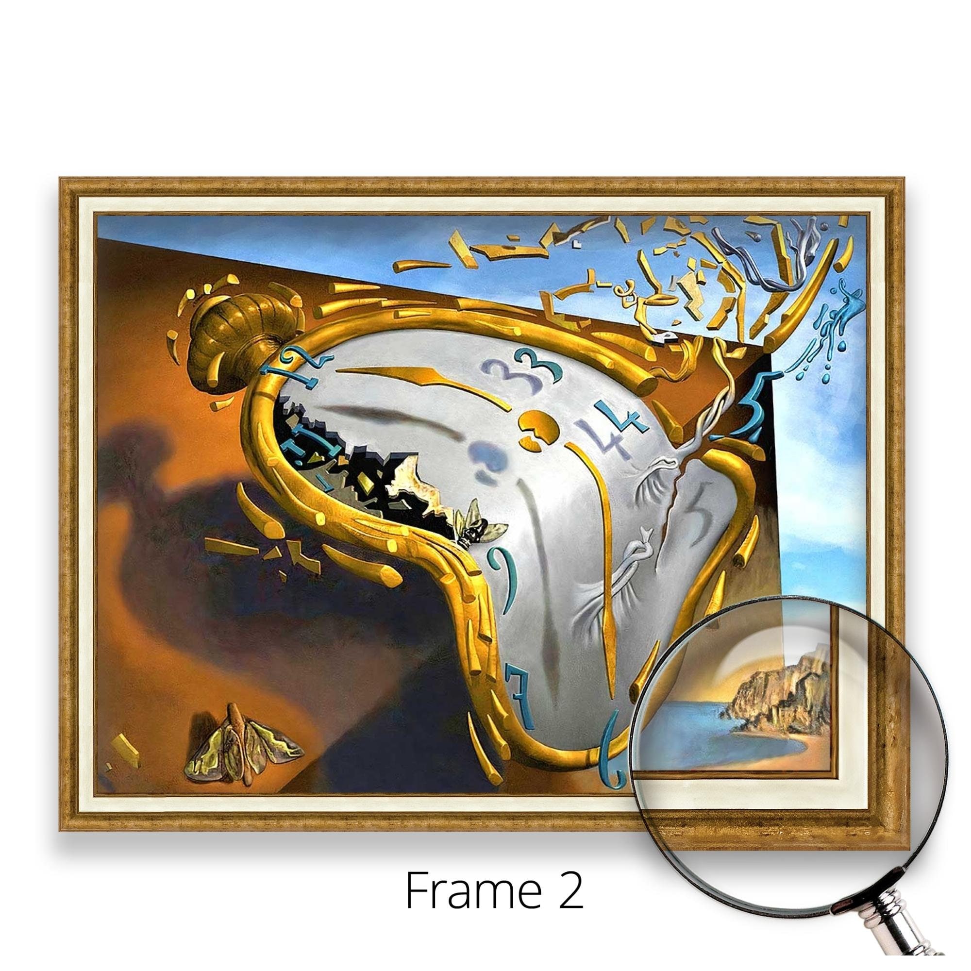 Melting Clock - Salvador Dali | Museum Quality 3D Oil Canvas Print of ...