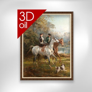 モーニング・ライド - ヘイウッド・ハーディ | 著名なアーティストの絵画の美術館品質3D油彩キャンバスプリント