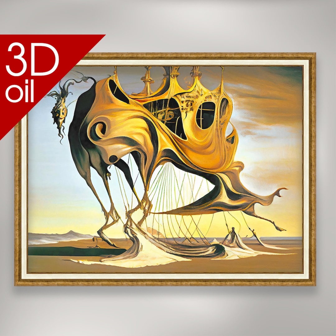 Quadro Gli Orologi Di Salvador DalÃ¬ Quadro Il Pittore De La