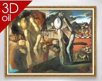 サルバドール・ダリ - ナルキッソスの変容 | 著名な画家の絵画の美術館