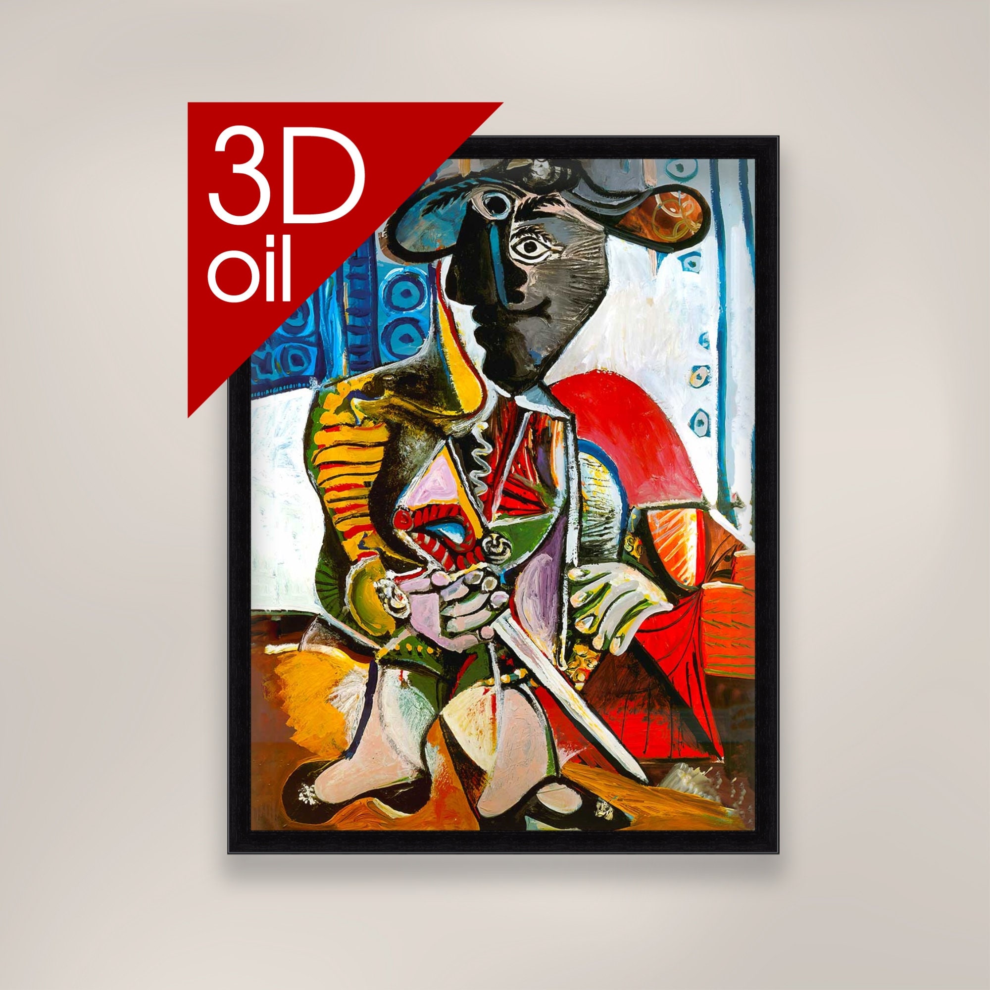Pablo Picasso - Matador | Museum Quality 3D Oil Canvas Print