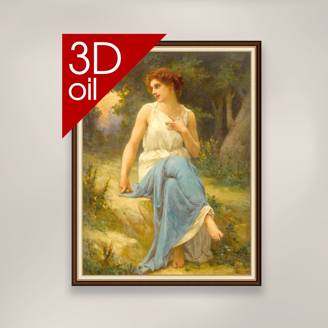 ギヨーム・セニャック - 座る女性の肖像 | 著名な画家の絵画の美術館