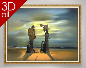 Salvador Dali „Die Beständigkeit Der Erinnerung“ Leinwanddruck – 40x90 Cm Mit Rahmen