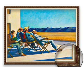 太陽の中の人々 - エドワード・ホッパー | 著名な画家の絵画の美術館