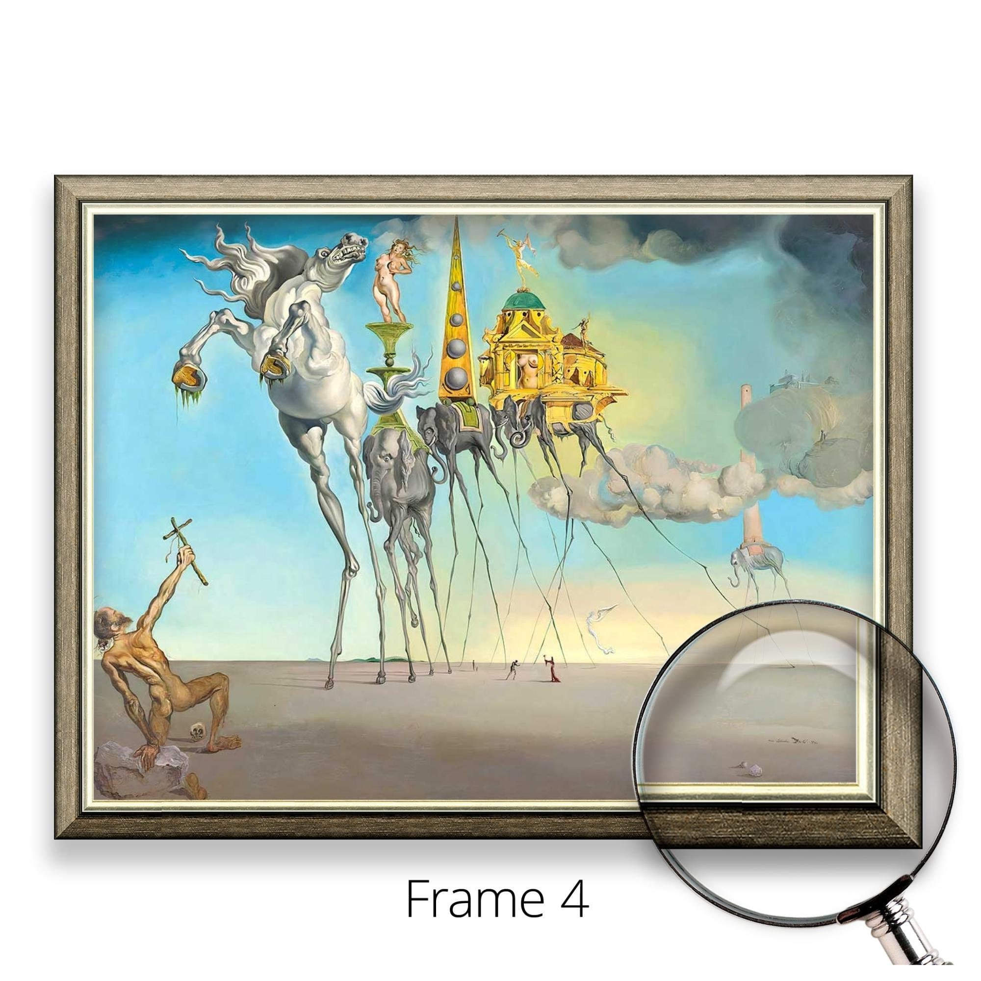 Salvador Dali, the Temptation of St.anthony | Museum Quality 3D