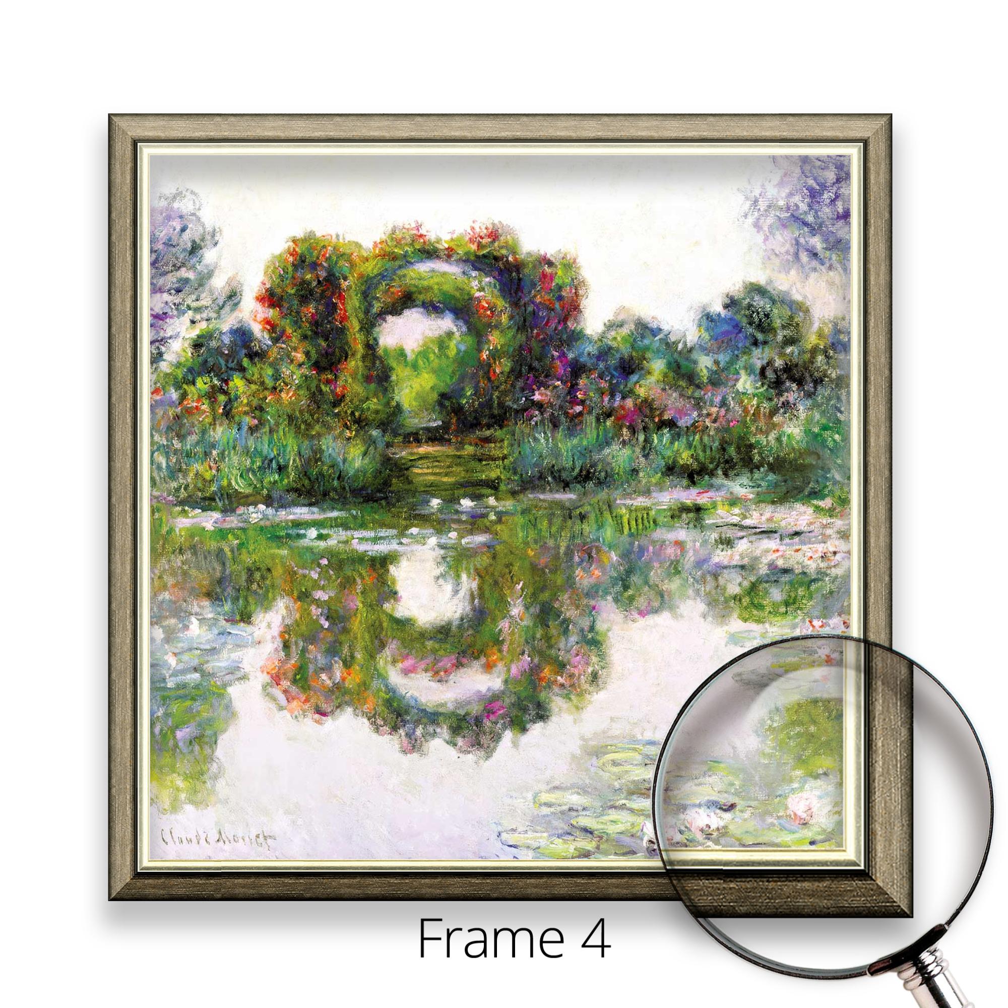 Claude Monet - Flowering Arches, Giverny | Museum Quality 3D Oil