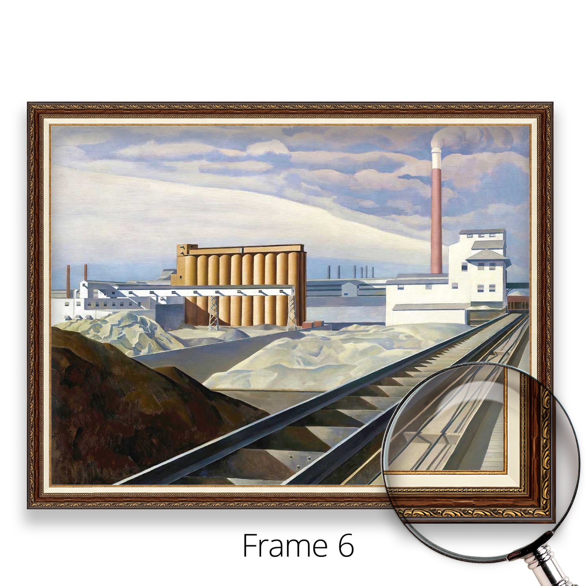 Charles Sheeler Wall Art- Classic Landscape | Museum Quality 3D