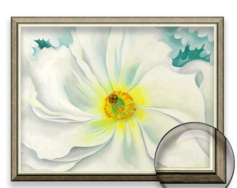 白い花 - ジョージア・オキーフ | 著名な画家の絵画を美術館品質の3D