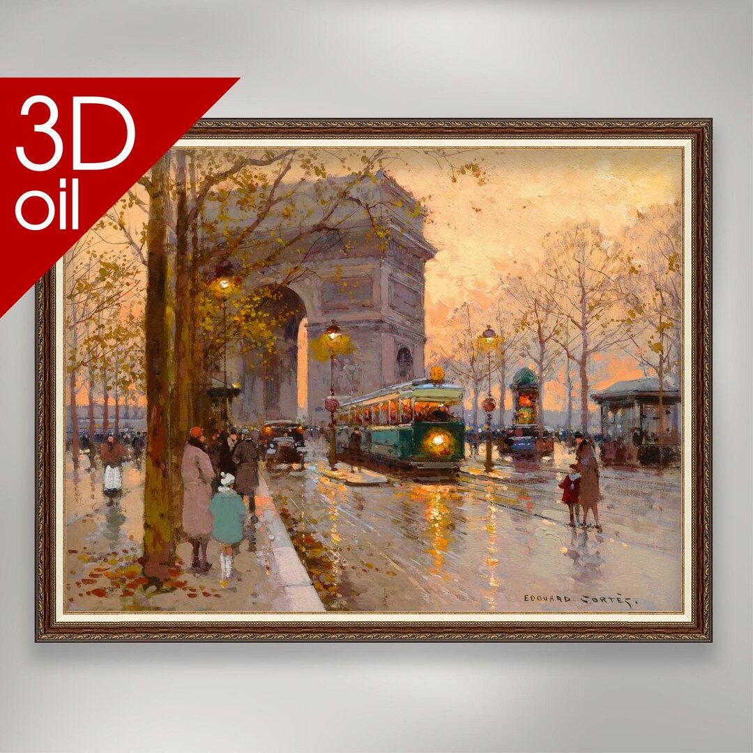 (25) 岩崎鉦吾　油彩　エトワール凱旋門 Arc de Triomphe Arc de Triomphe – James Cook Artwork Shop