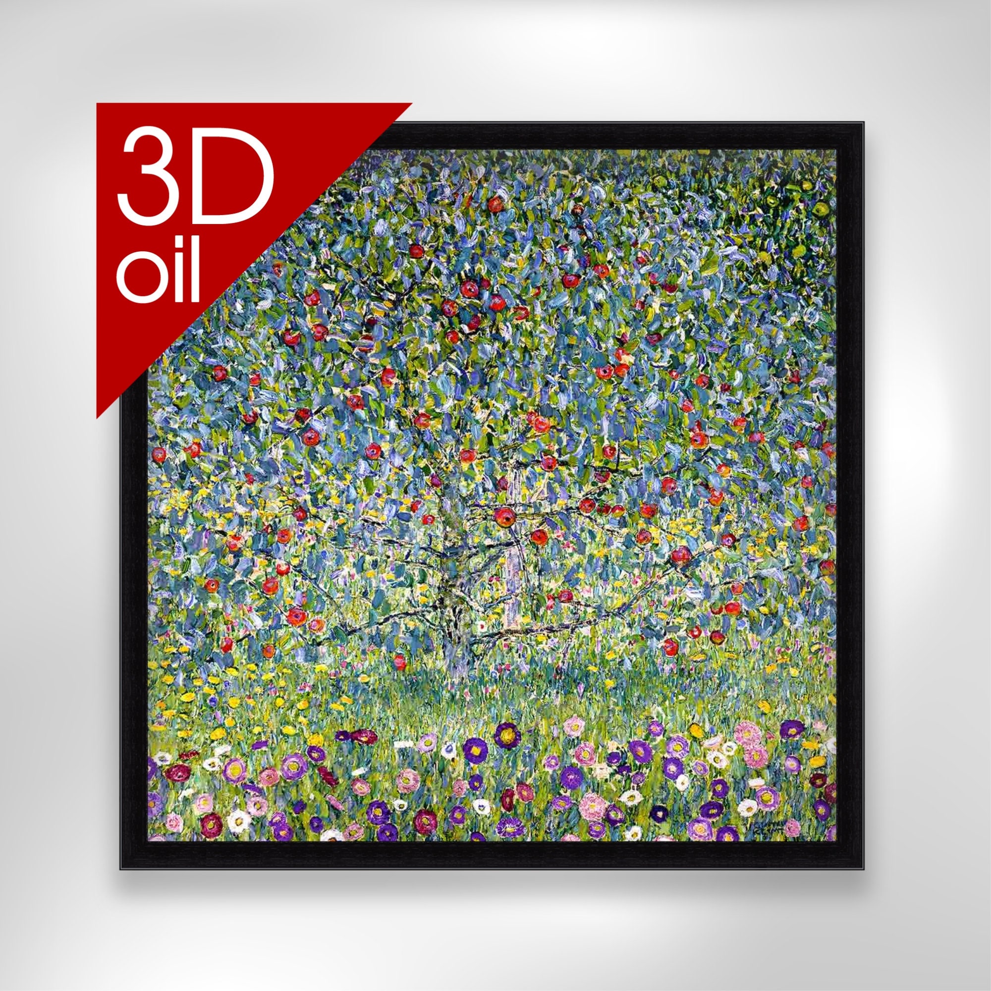 Amazon.co.jp: Gustav Klimt-Apple Tree I 1912 キャンバス