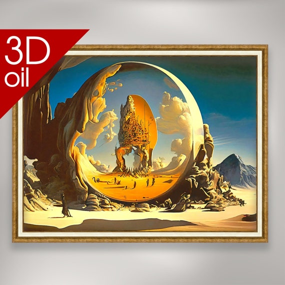 サルバドール・ダリにインスパイアされた砂漠の玉座｜有名アーティスト