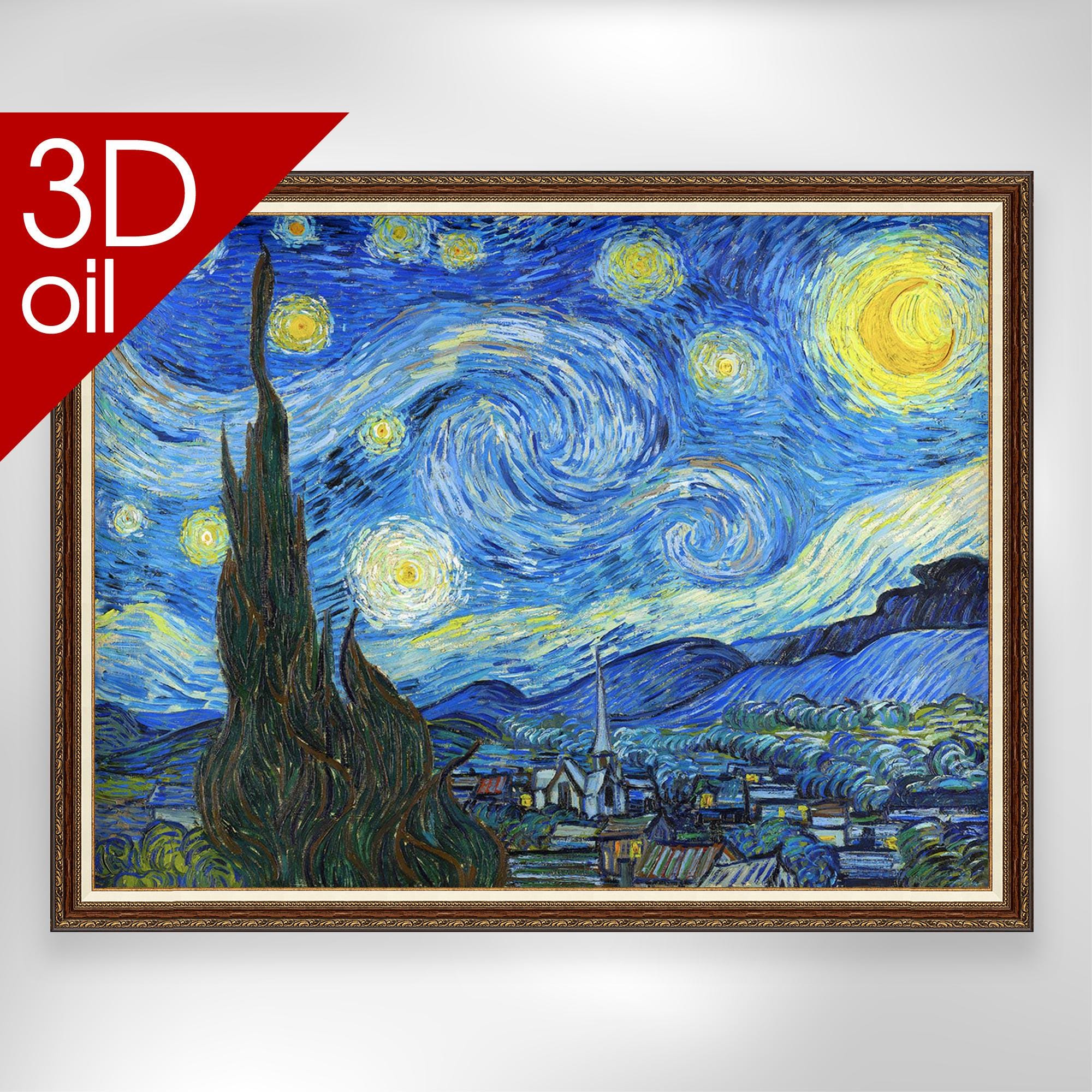 星月夜 - ヴィンセント・ヴァン・ゴッホ | 有名アーティストの絵画の