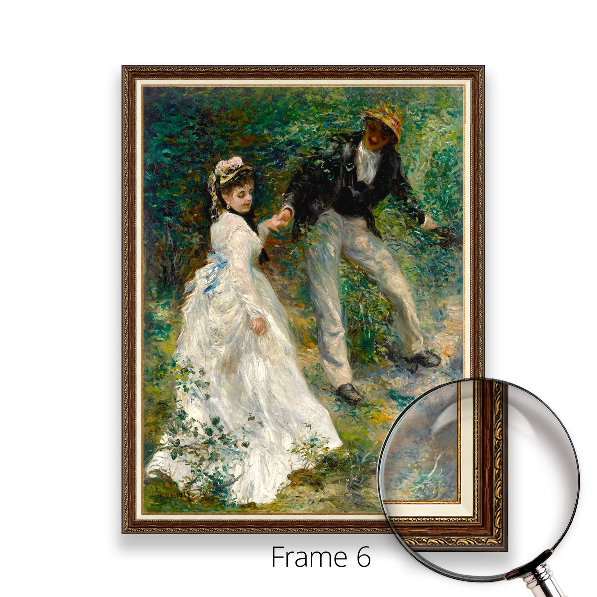 Pierre Auguste Renoir - La Promenade | Museum Quality 3D Oil