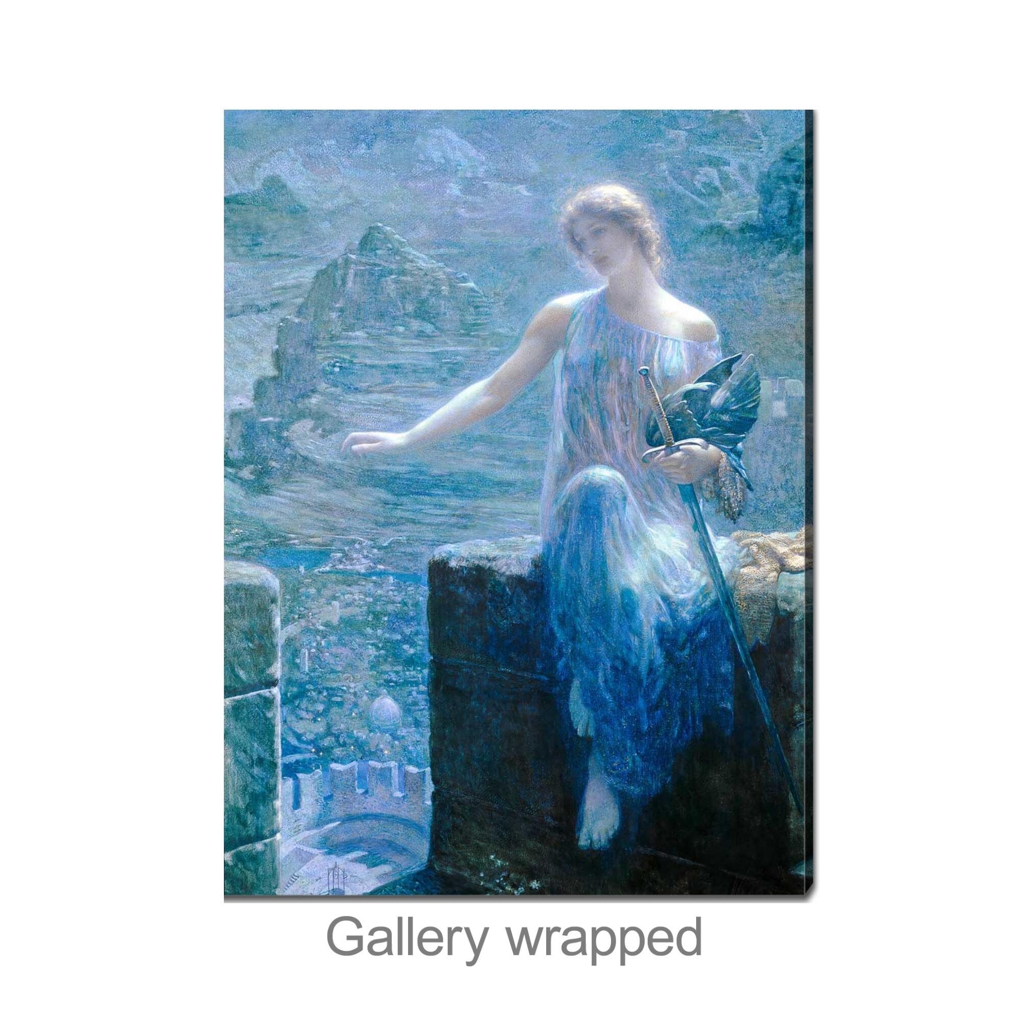 Edward Robert Hughes - La vigilia de la valquiria / Impresión en lienzo al  óleo 3D con calidad de museo de una pintura del famoso artista - Etsy México, image size:2000x2000