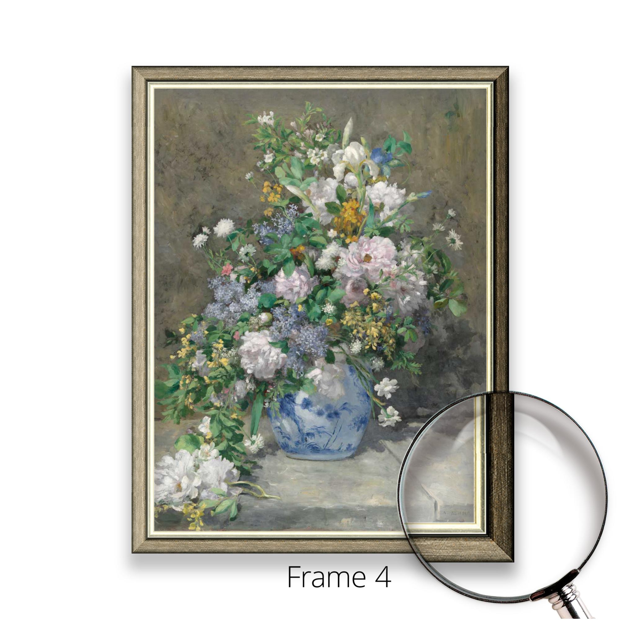 ルノワール - 春の花束 | 有名アーティストの絵画の美術館品質の3D油絵