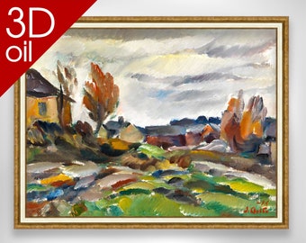 Storm by Aalto Ilmari | Museum Quality 3D Oil Canvas Print of Famous Artist Painting