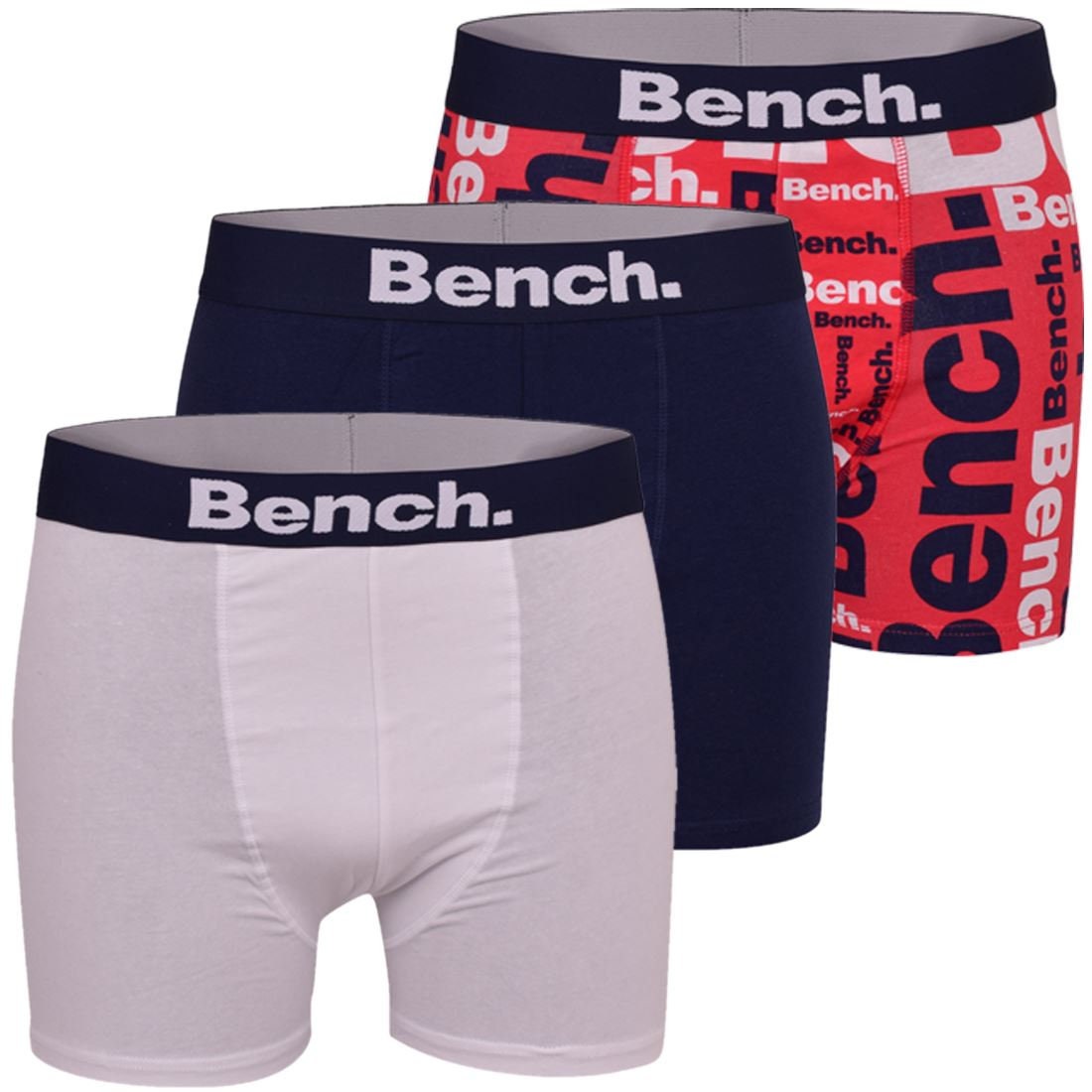 3 Pack Bench Designer Boxers Underwear Trunk Boxer Shorts Under