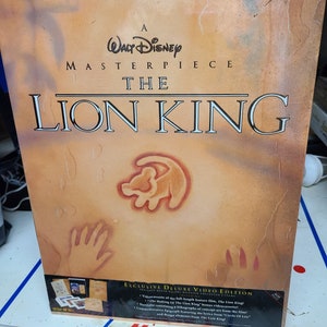 Zeldzame Walt Disney&#39;s Masterpiece Exclusieve Deluxe Video Edition - THE LION KING-collectie