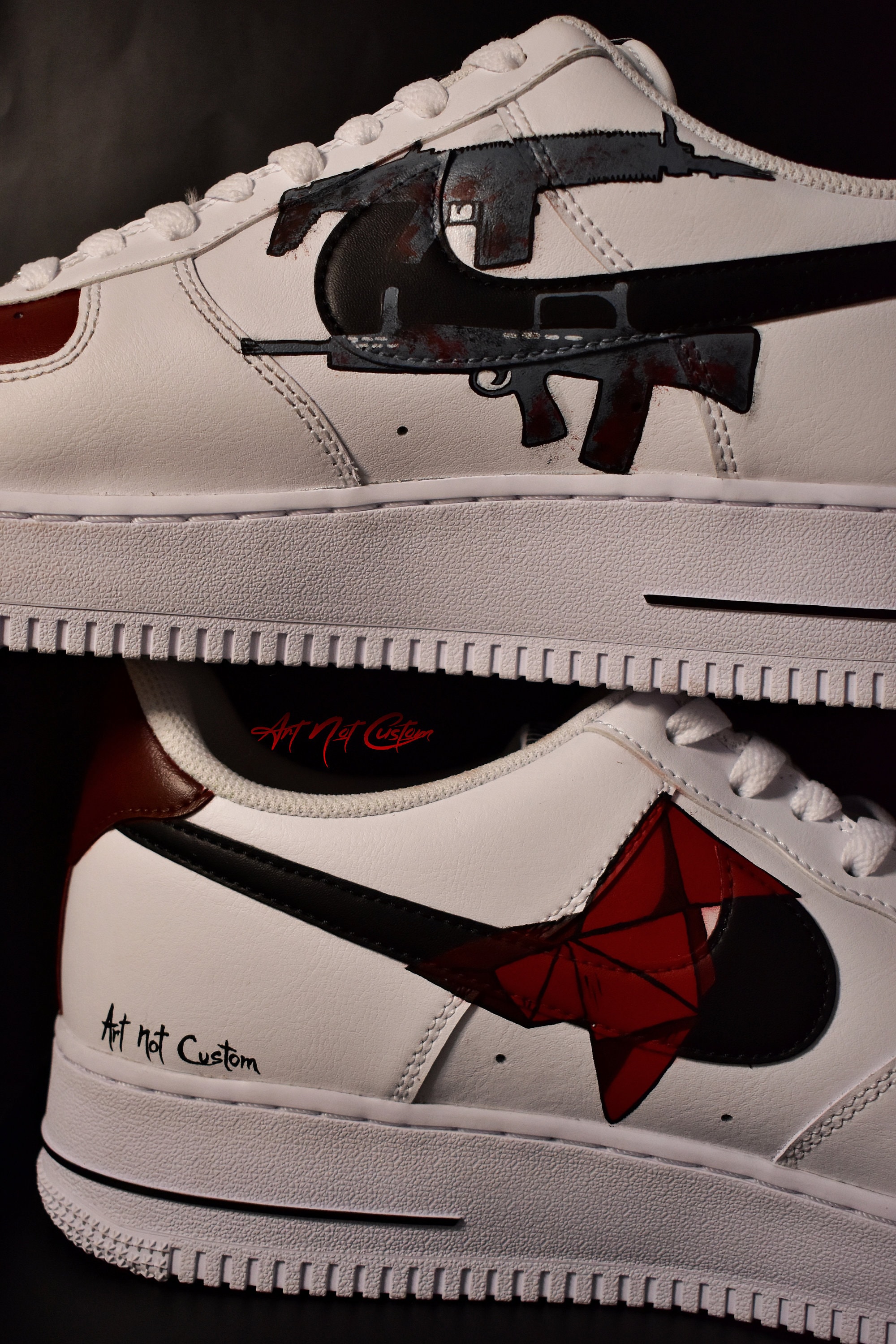 La Casa De Papel Money Heist AF1 Custom Shoes | Etsy