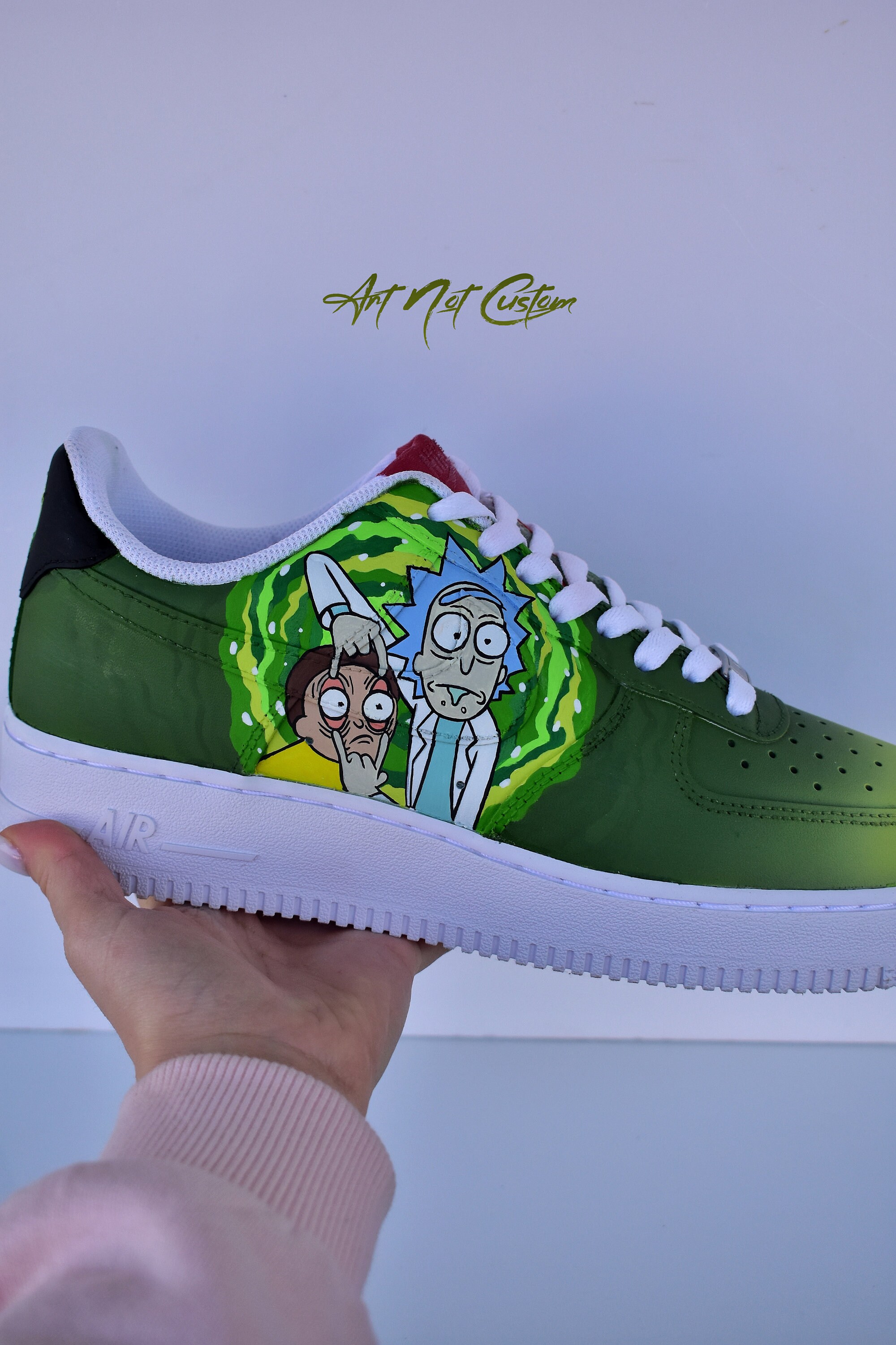 Rick and Morty Custom Air Force 1 Custom Shoes Made to - Etsy