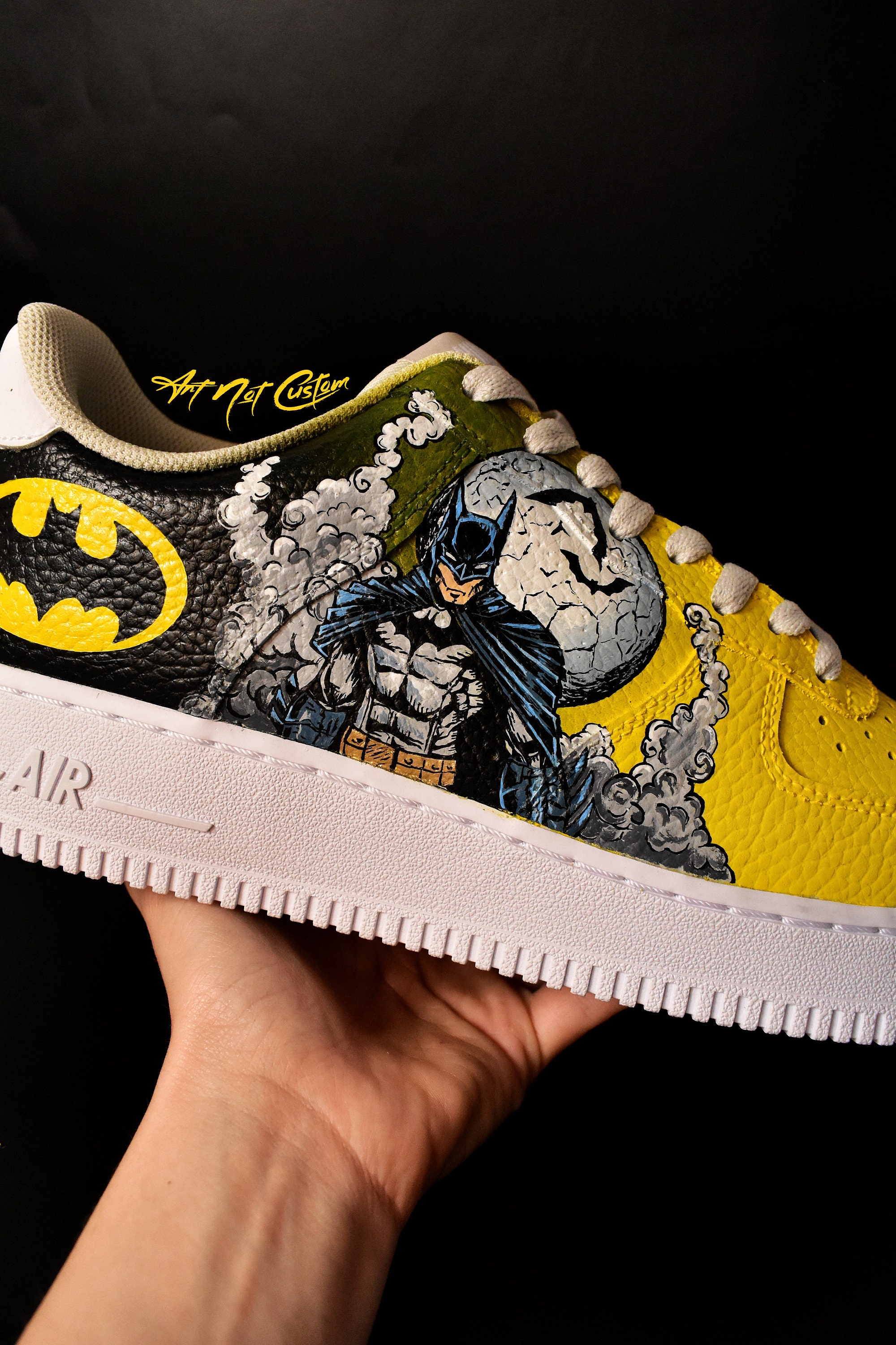 Batman Custom Shoes Custom Sneakers AF1 Classic AIR - Etsy