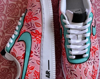 Flower Power | Made to order | Air Force 1 low AF1 custom | 100% hand-painted | custom sneakers |