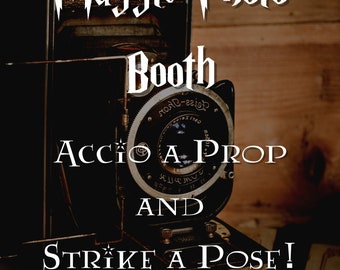 Wizardry Photo Booth Sign