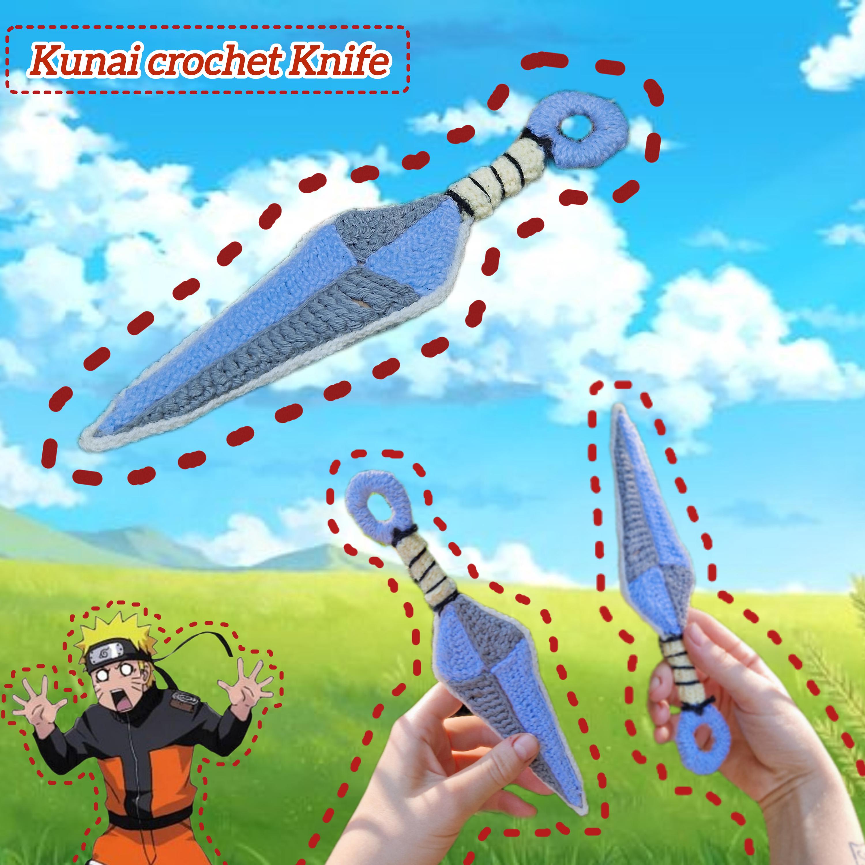 Kunai Naruto Crochet Knife - Etsy