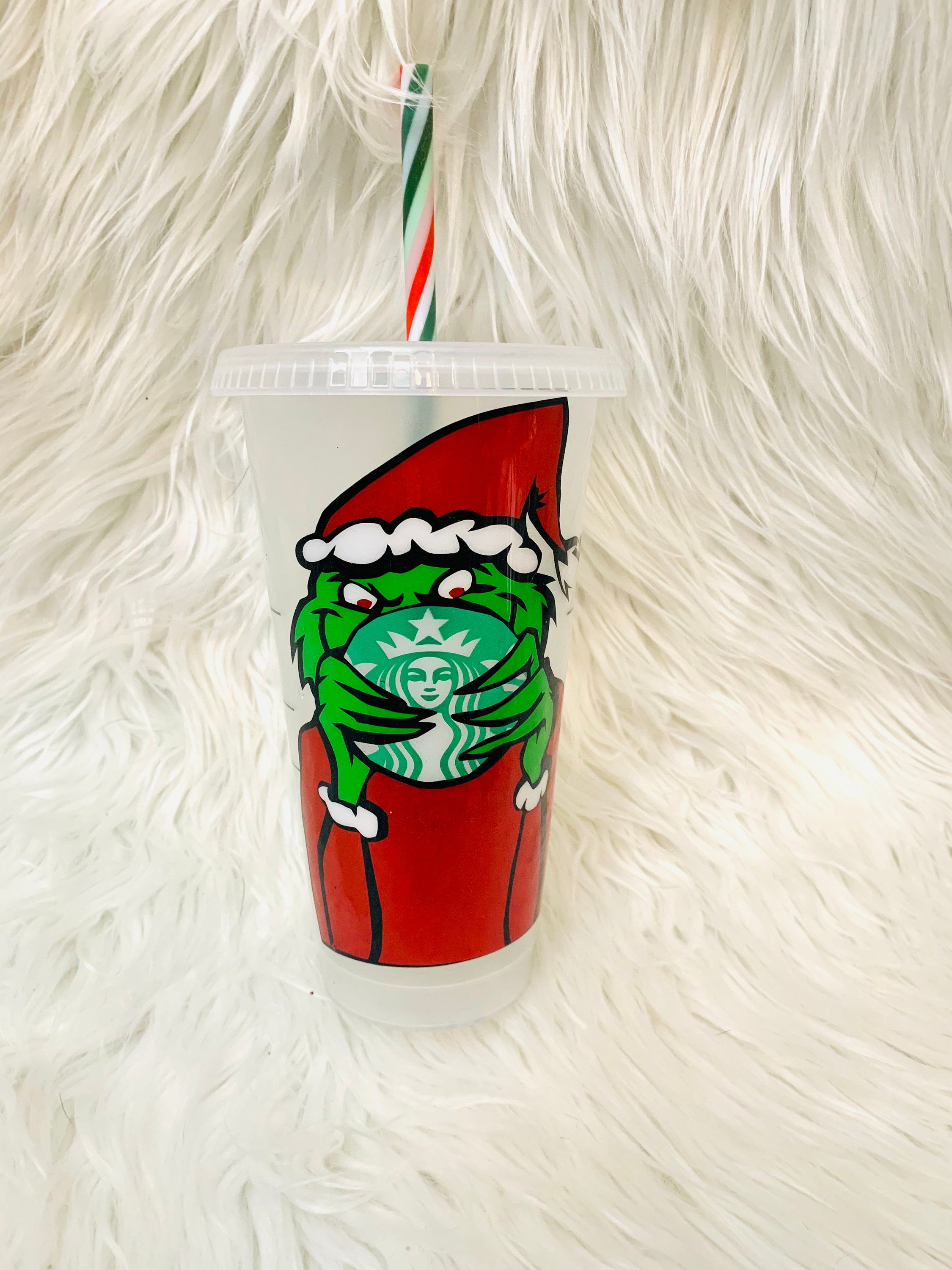 Reusable Cup Grinch Style Etsy