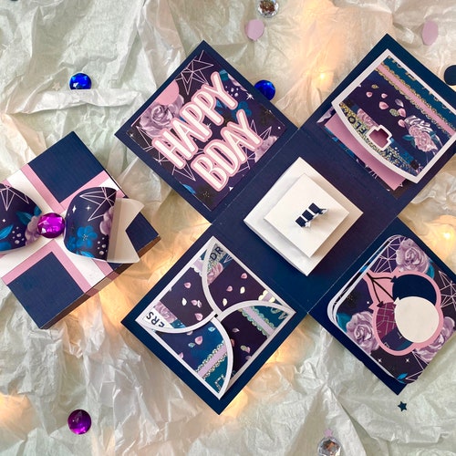 Birthday Cake Explosion Box Digital File Instant Download - Etsy