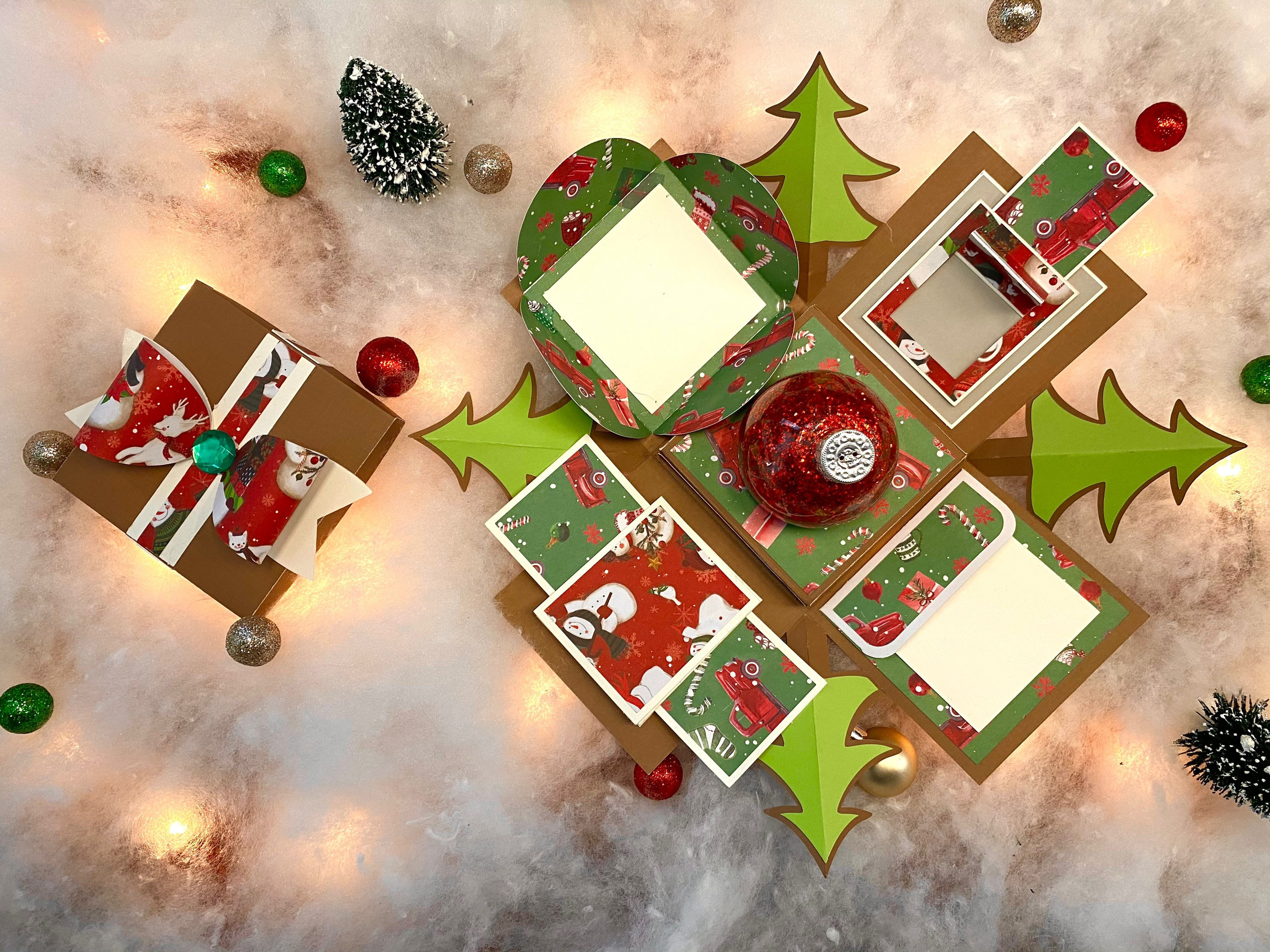 Christmas Explosion Box Digital File Instant Download Etsy