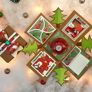 Christmas Explosion Box - Archivo Digital - Descarga Instantánea