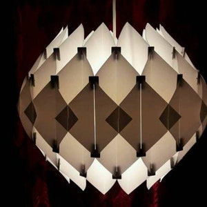 Butterfly pendant lamp,  designed in 1968 by the Danish designer Lars Schiøler for Hoyrup Denmark