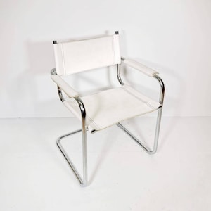 1 of 4 Model Studi bauhaus desk chair by Mart Stam & Marcel Breuer Italy 1970s