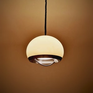 Mid-century Meblo pendant lamp designed by Harvey Guzzini Dijkstra, 1970s