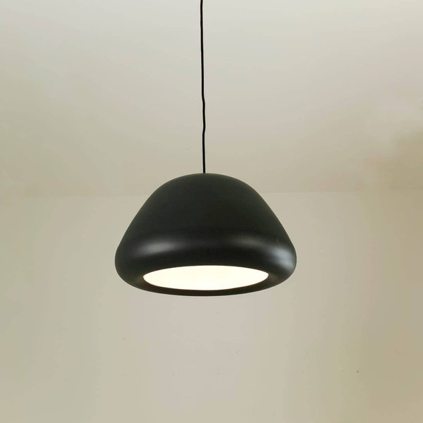 Mid Century black metal pendant lamp Denmark