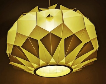 Lampe à suspension Facet de Lars Eiler Schiøler pour Hoyrup Lights, 1960