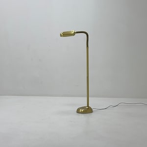 Mid century Balanced Spectrum Jefferson Avenue adjustable brass Floor Lamp 1980s