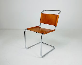 1 of 6 Mid-Century Vintage S33 chair from Mart Stam by Fasem Italy 1980er