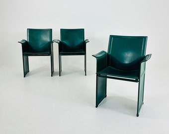 1 of 3 Italian Korium KM1 Chairs by Tito Agnoli for Matteo Grassi, 1970s