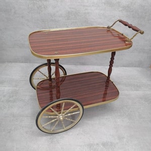 Mid century vintage serving trolley bar tea service trolley 1960s