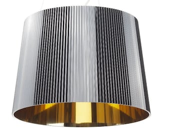 Kartell Ge Pendant Lamp Metallic by Ferruccio Laviani for Kartell Italy
