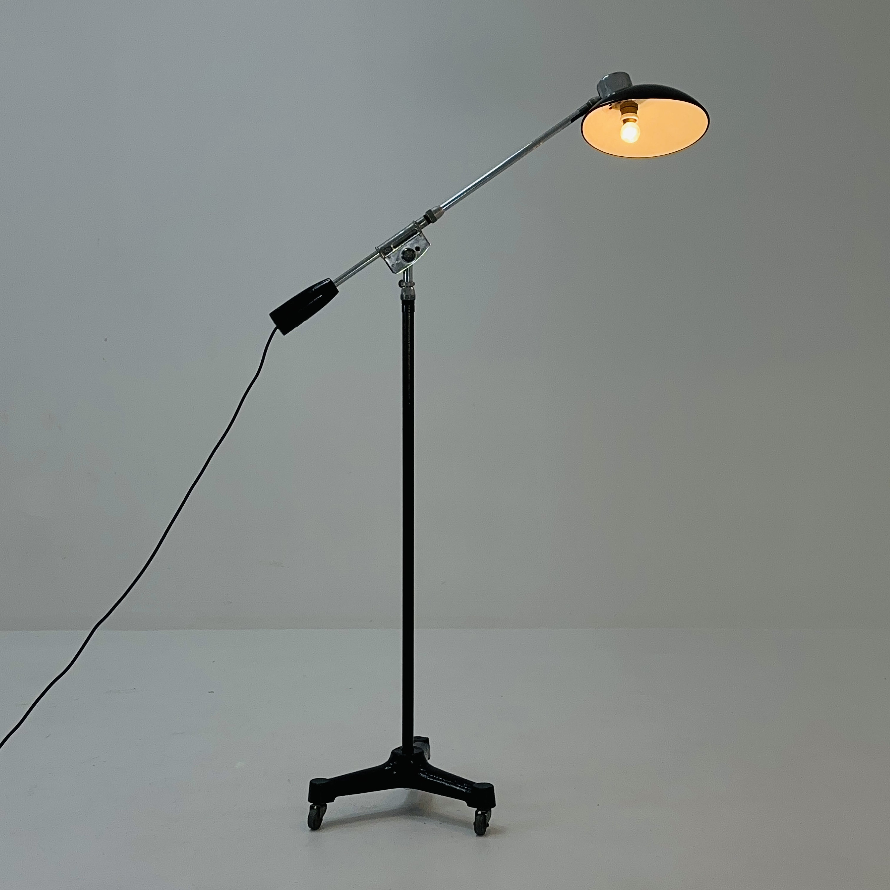 Mid Century Architect Floor Lamp by Ferdinand Solère for SOLR No