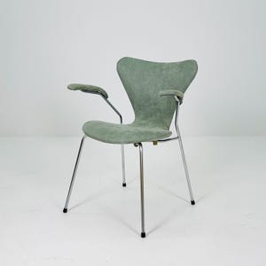 Sillón excepcional Arne Jacobsen 3207, «The Seven Chair», para Fritz Hansen, Dinamarca, década de 1960