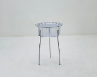 Vintage plastic /metal Hatten side table by Ehlen Johansson for IKEA