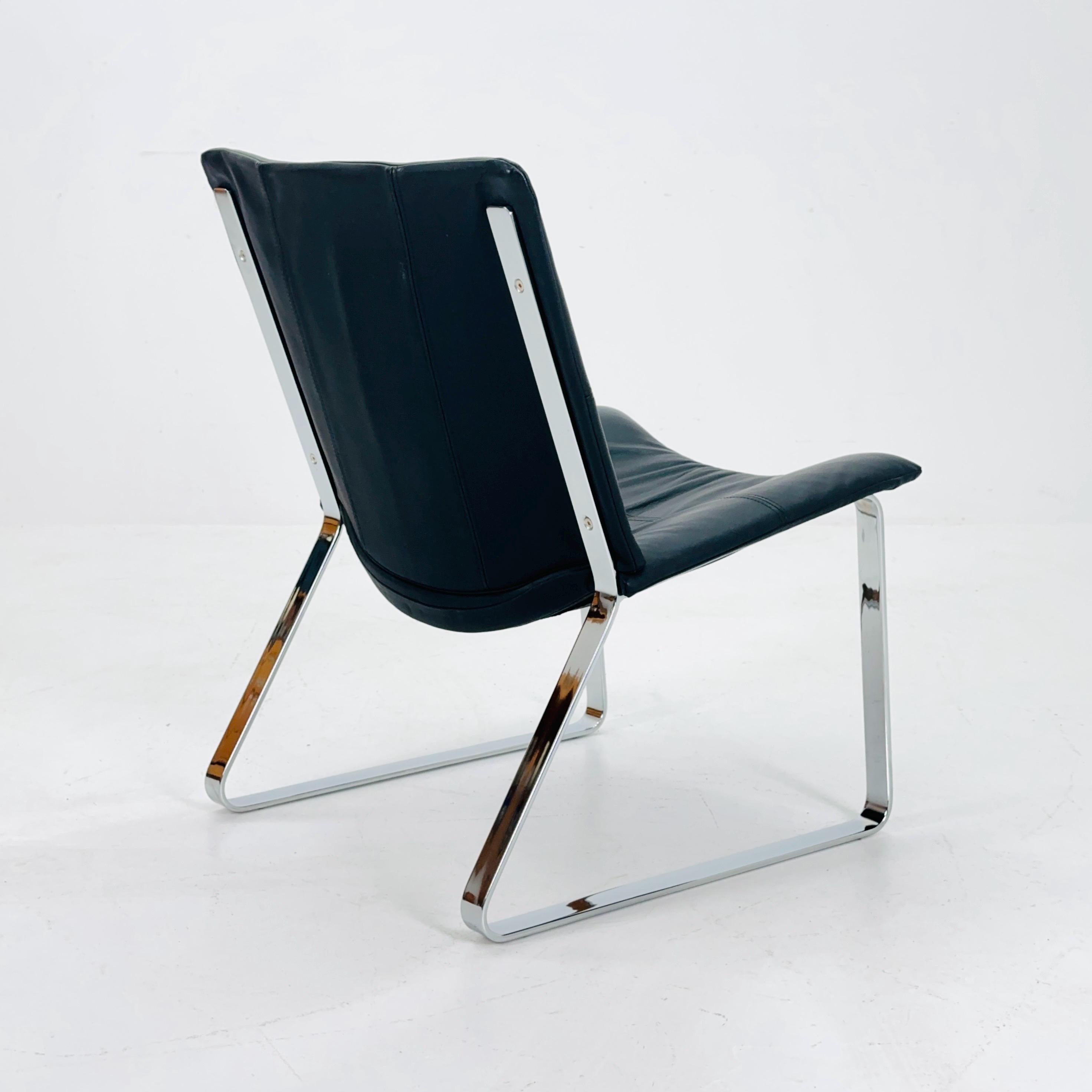 M●希少 北欧ヴィンテージ BoConcept Jet Lounge Chair Mid Century Boconcept 'jet' Lounge Chair, Model 1001, Black