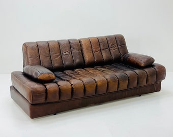 Mid century sofa bed DS 85 from De Sede, Switzerland 1960s