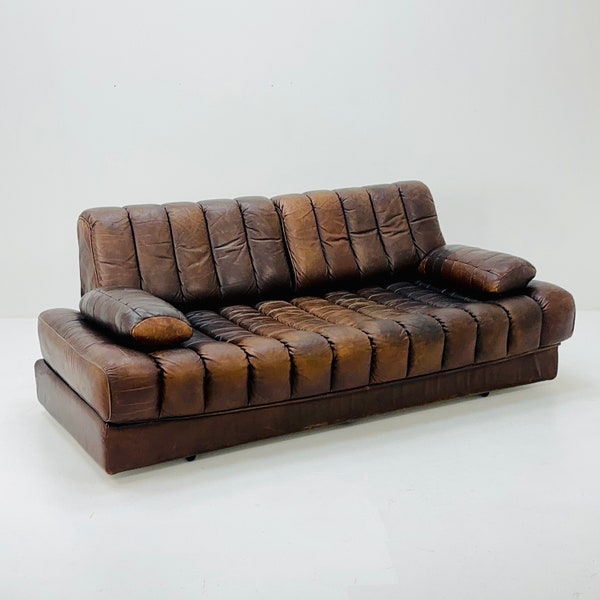 Mid century sofa bed DS 85 from De Sede Switzerland 1960s