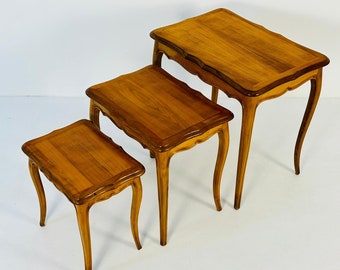 Antique French Nesting Tables, 1930s, Set of 3 - Etsy UK