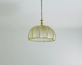 Mid century Colonial style ceiling lamp , Italy, 1970s